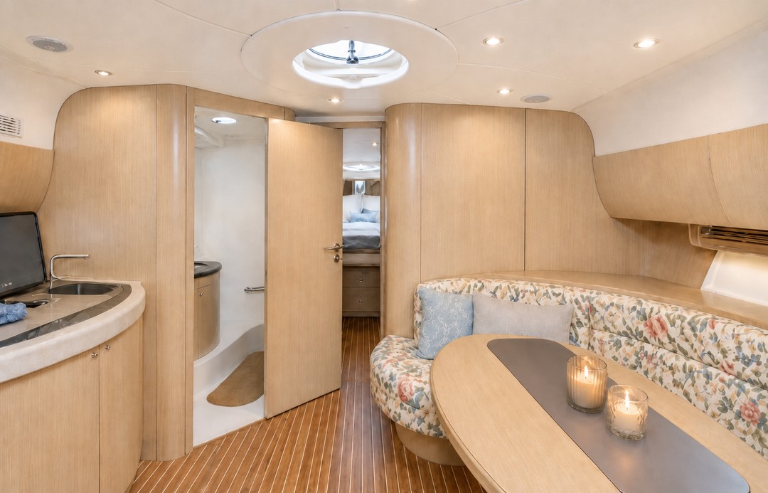 Dinette e salone interno del Gobbi 425